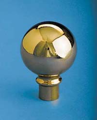 3" x 4-1/4" Silver Metal Parade Ball Ornament