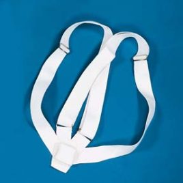 Double Strap White Web Flag Pole Carrying Belt