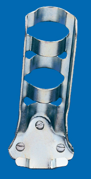 1" Silver Stamped Steel Flagpole Bracket (SSB-10)