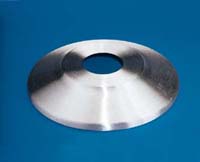 12" Silver Standard Aluminum Flagpole Flash Collar