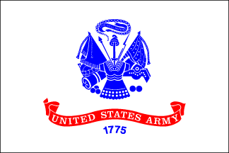12" x 18" Endura-Poly Outdoor Army Military Service Flag