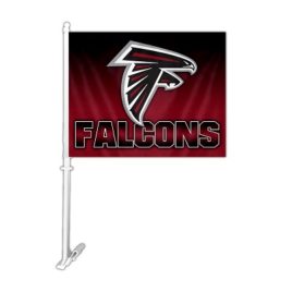 Atlanta Falcons | Car Flag W/Wall Brackett